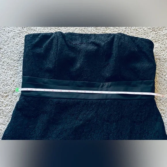 White House Black Market Strapless Little Black Dress - Picture 6 of 10